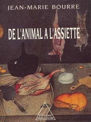 cover image of De l'animal à l'assiette